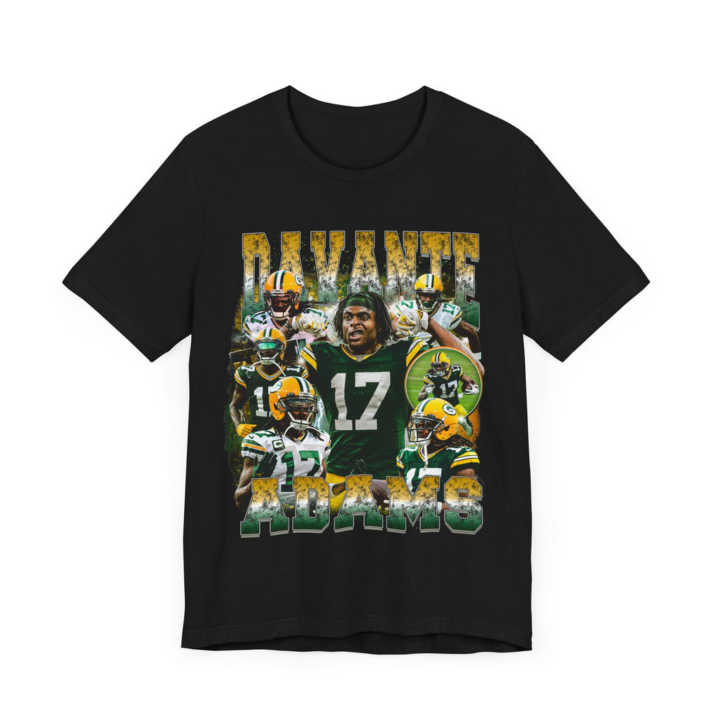Vintage 90s Football Bootleg Style T-Shirt DAVANTE ADAMS GB Unisex Graphic Tee