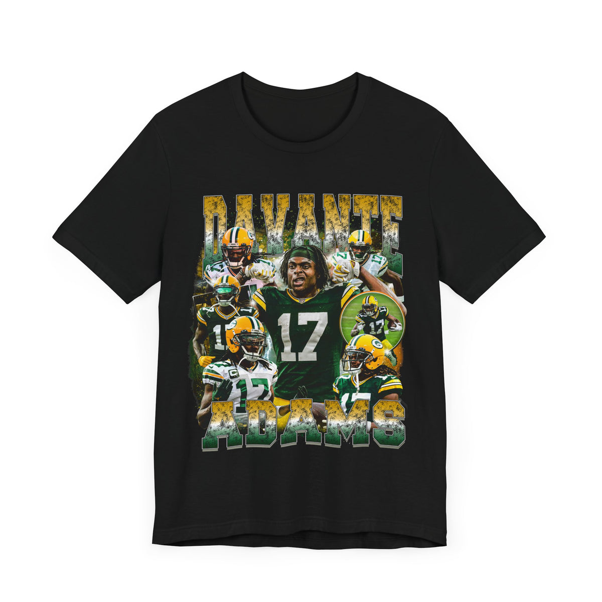 Vintage 90s Football Bootleg Style T-Shirt DAVANTE ADAMS GB Unisex Graphic Tee