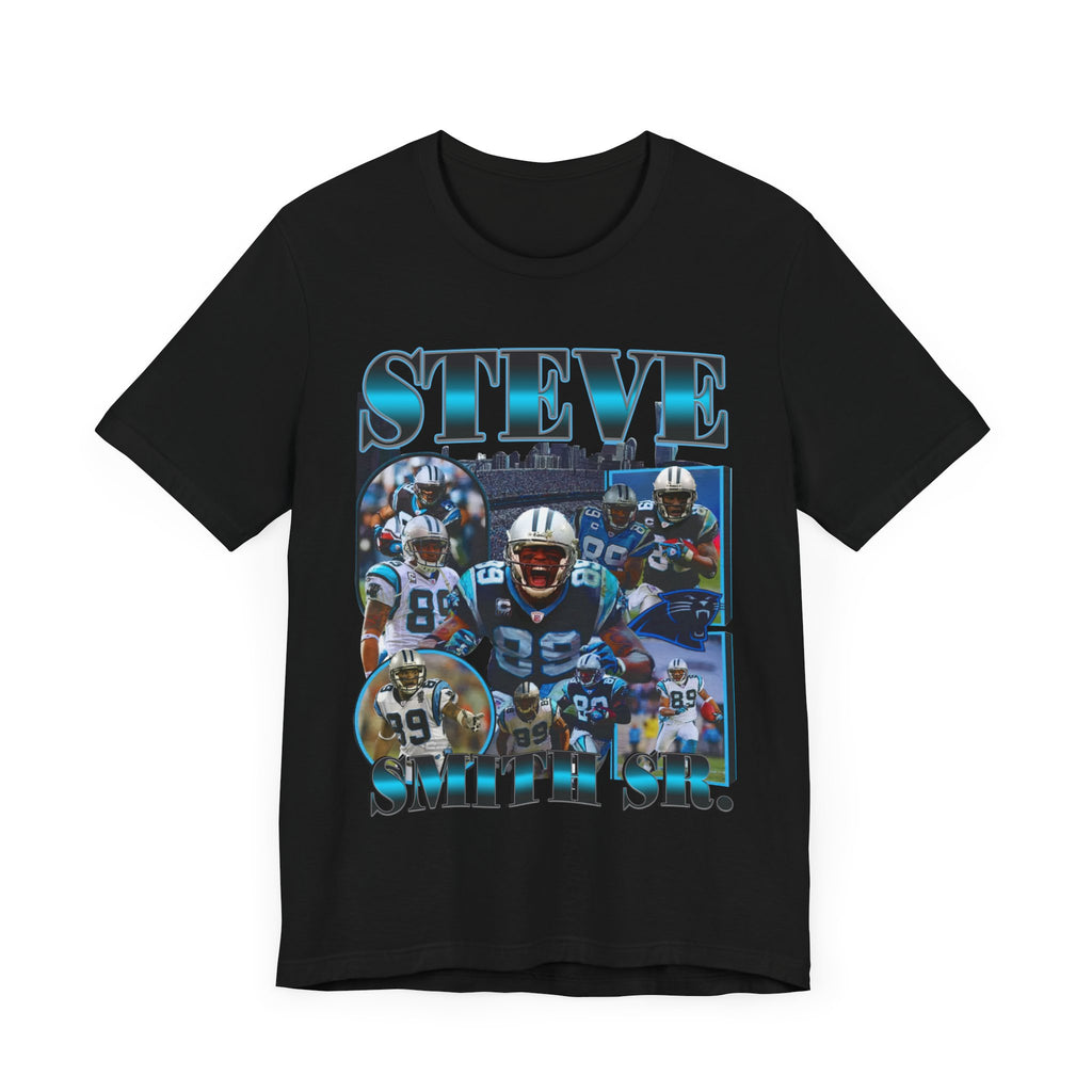 Vintage 90s Football Bootleg Style TShirt STEVE SMITH SR Unisex Graphic Tee