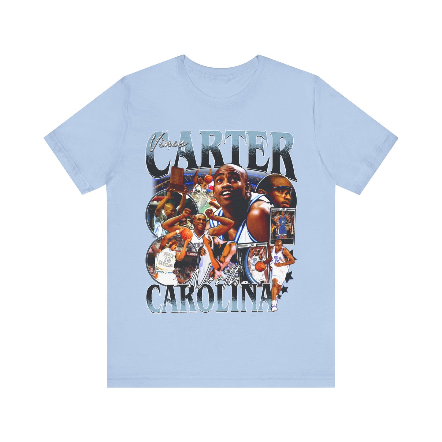 Vintage 90s Basketball Bootleg Style TShirt VINCE CARTER 90s Unisex Graphic Tee