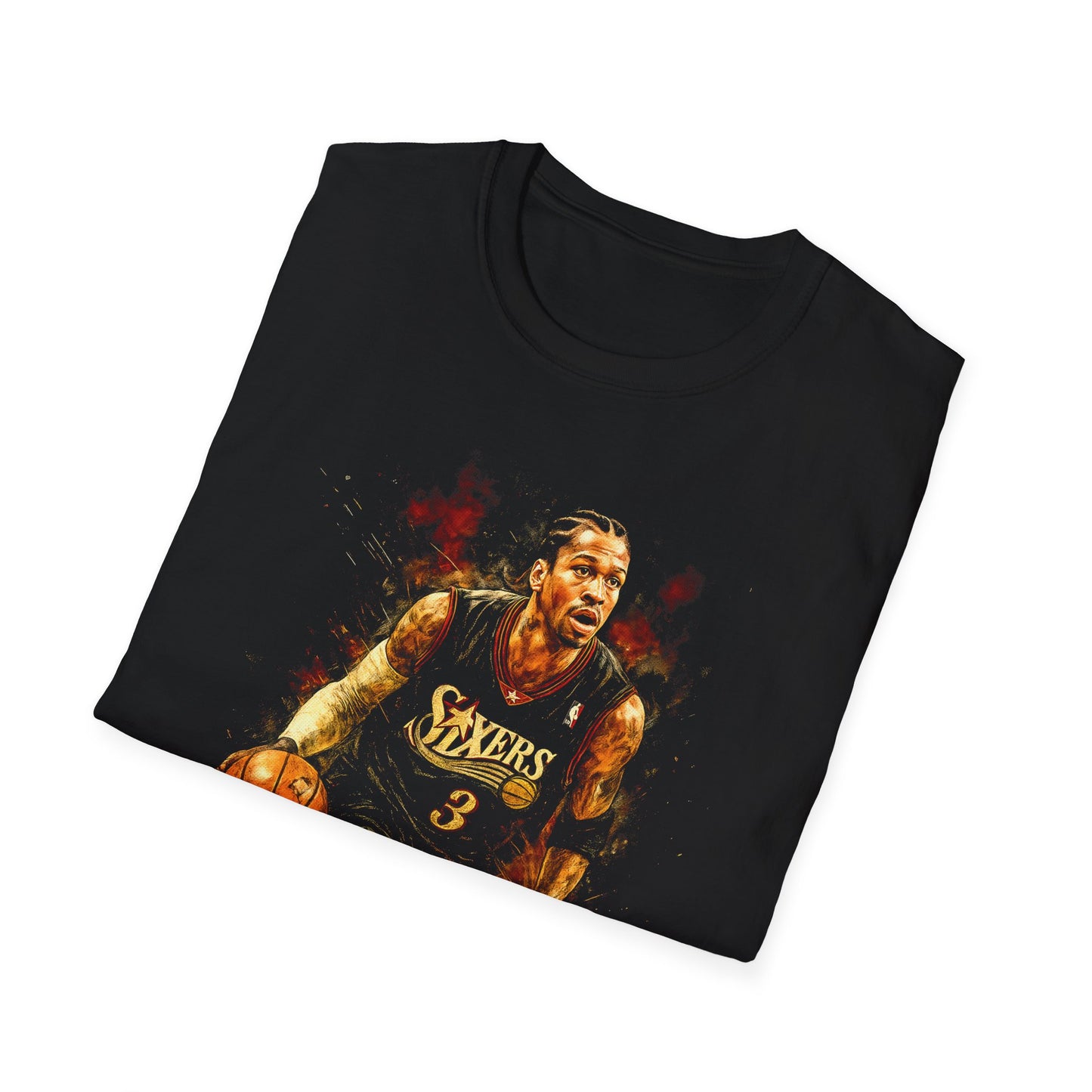 IVERSON BASKETBALL LEGENDS Unisex Softstyle T-Shirt