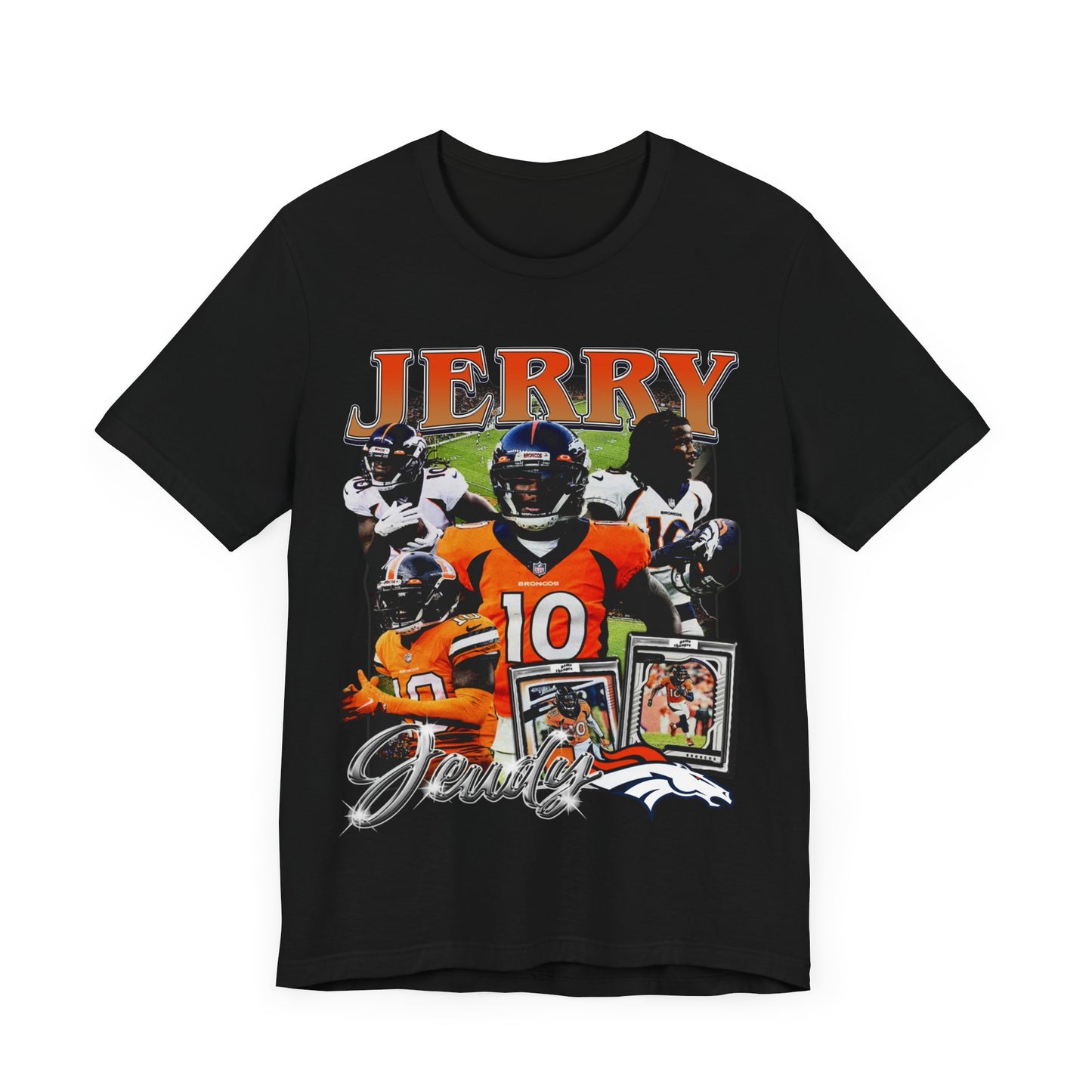 Vintage 90s Football Bootleg Style T-Shirt JERRY JEUDY Unisex Graphic Tee Shirt