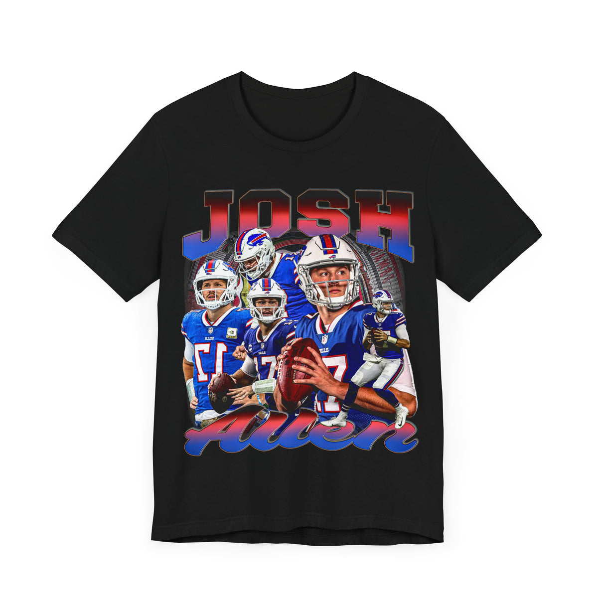 Vintage 90s Football Bootleg Style T-Shirt JOSH ALLEN Unisex Graphic Tee