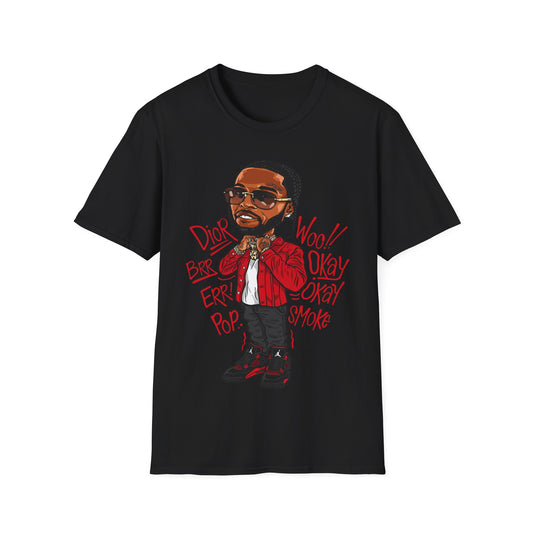 RED THUNDER 4 POP PREMIUM STREETWEAR Unisex Softstyle T-Shirt
