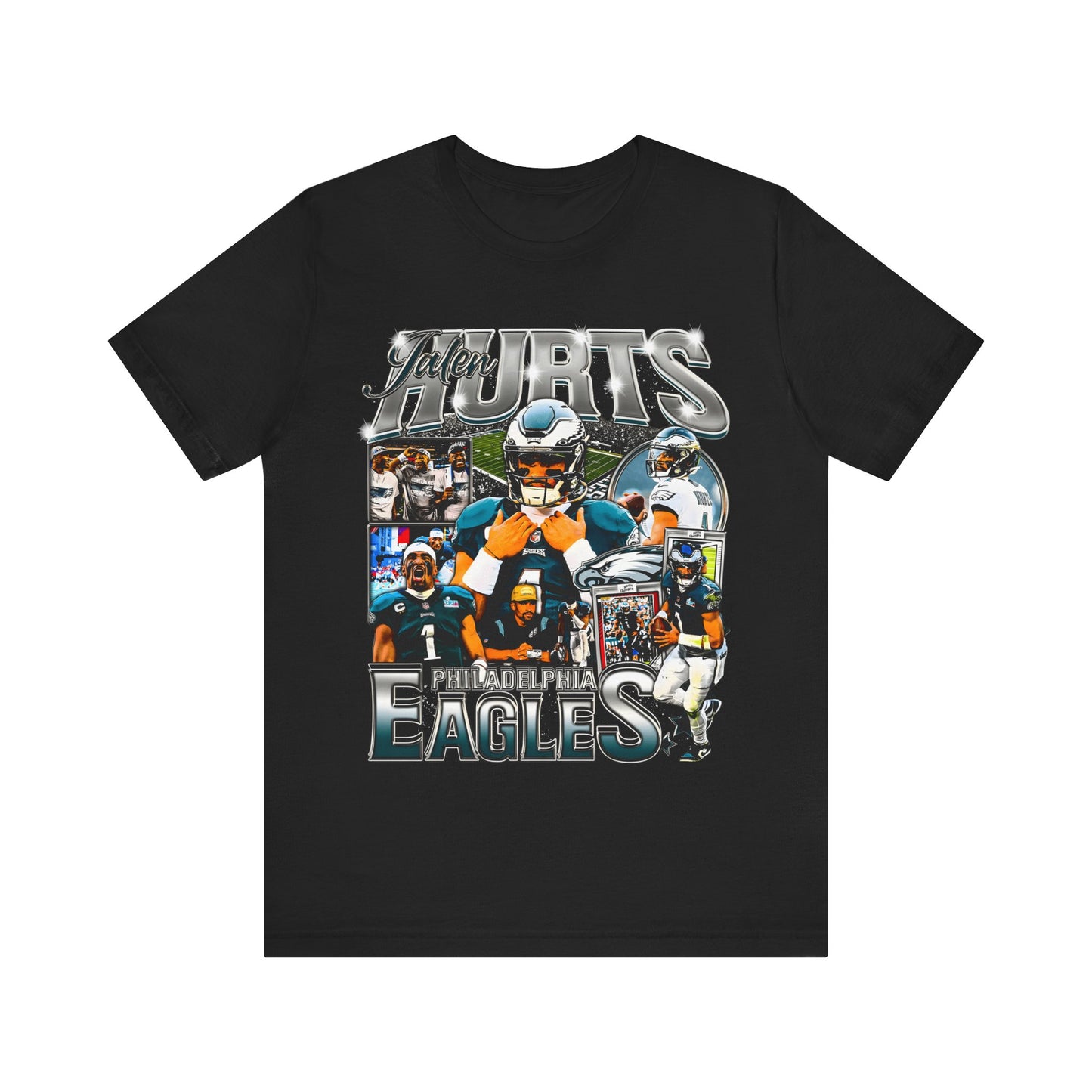 Vintage 90s Football Bootleg Style T-Shirt JALEN HURTS 90s Unisex Graphic Tee