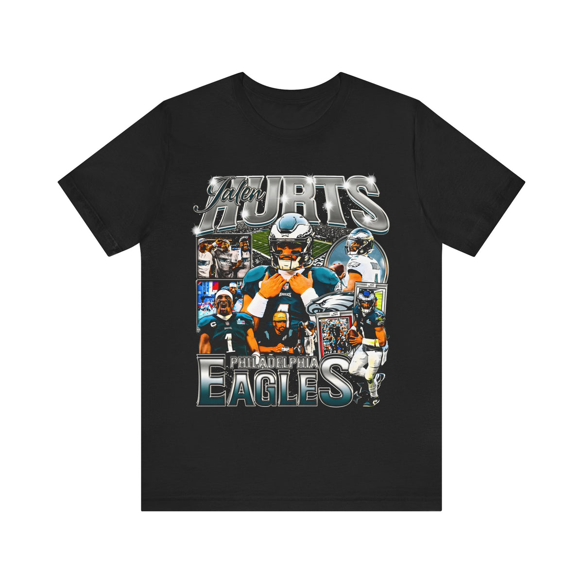 Vintage 90s Football Bootleg Style T-Shirt JALEN HURTS 90s Unisex Graphic Tee