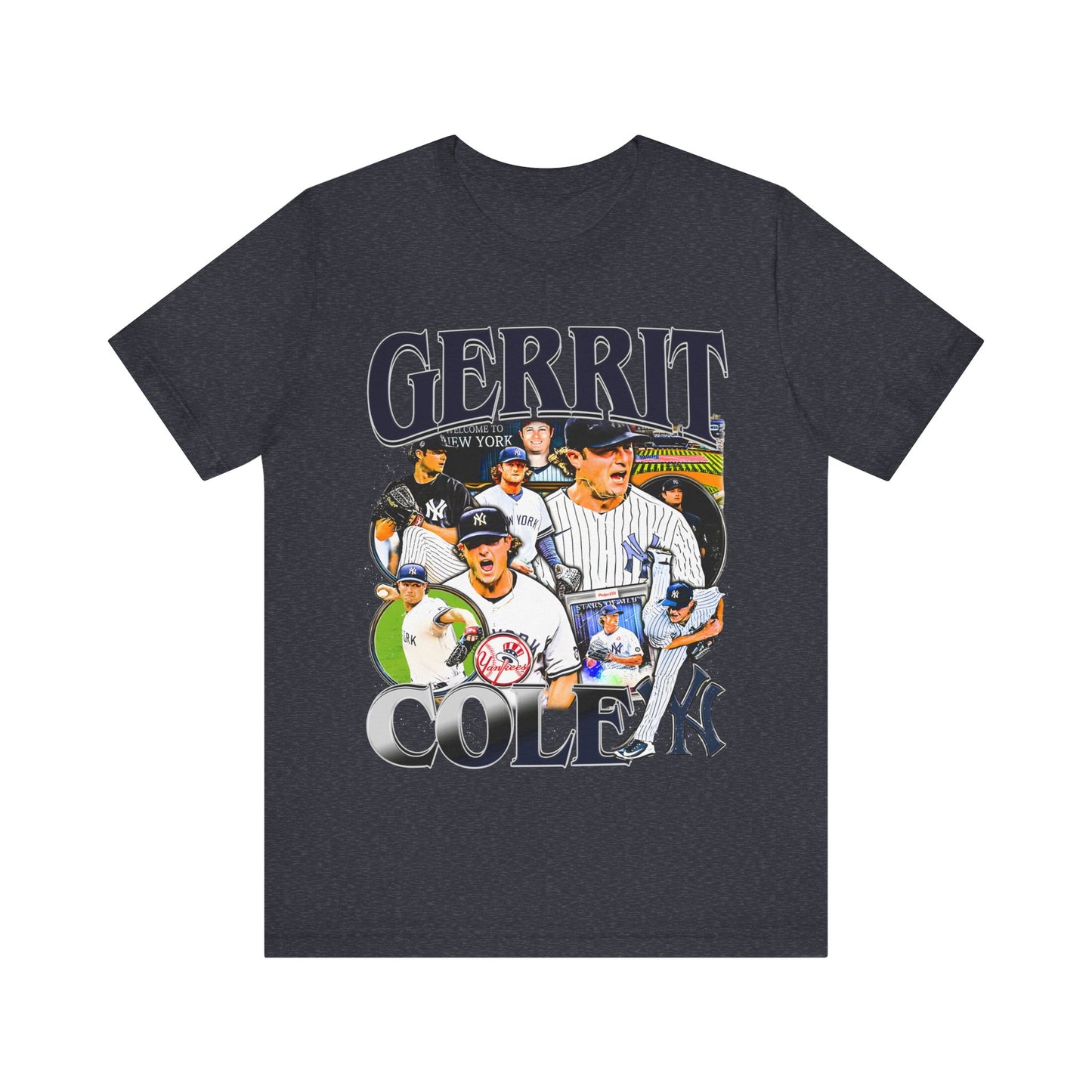 Vintage 90s Baseball Bootleg Style T-Shirt GERRIT COLE Unisex Graphic Tee Shirt