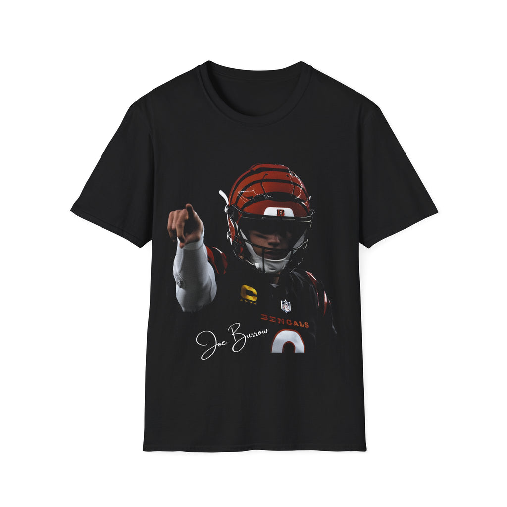 JOE BURROW BIG FACE FOOTBALL LEGENDS Unisex Softstyle T-Shirt