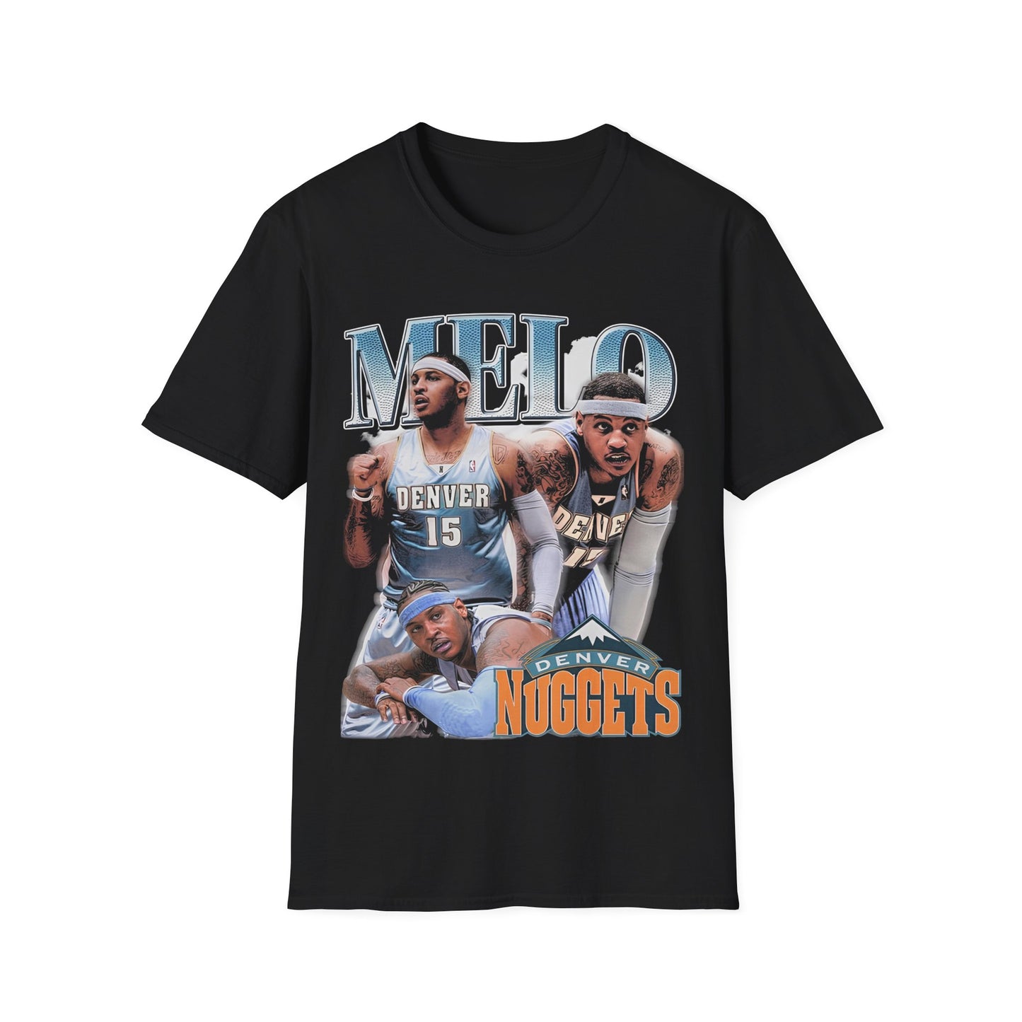 Vintage 90s Basketball Bootleg Style T-Shirt, CARMELO Retro Basketball Shirt Unisex Graphic Tee
