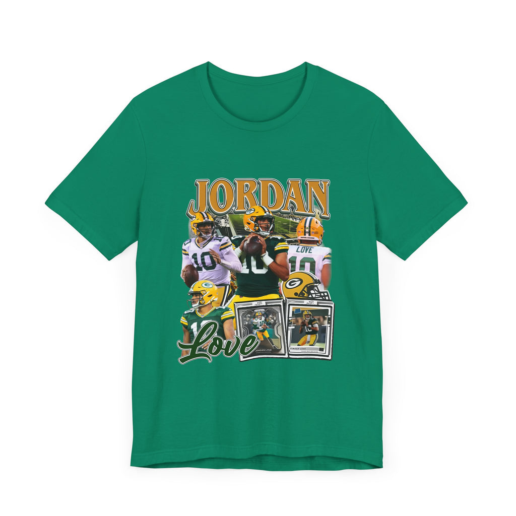 Vintage 90s Football Bootleg Style T-Shirt JORDAN LOVE Unisex Graphic Tee Shirt