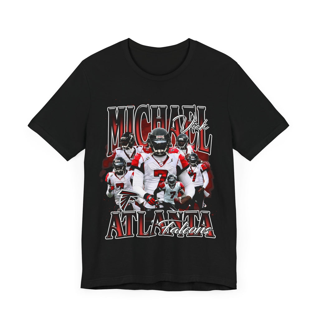 Vintage 90s Football Bootleg Style T-Shirt MICHAEL VICK Unisex Graphic Tee Shirt