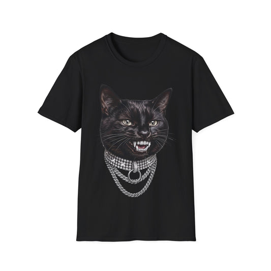 HIP CAT WITH THE GRILL Unisex Softstyle T-Shirt