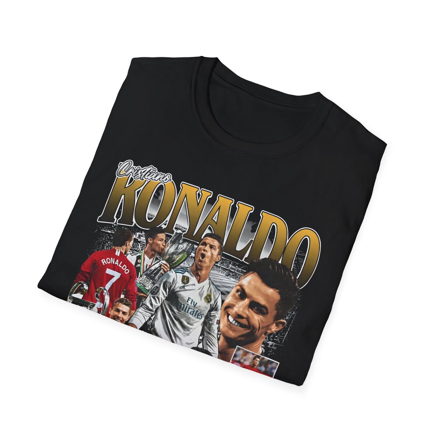 Vintage 90s Soccer Bootleg Style T-Shirt, CHRISTIANO RONALDO Graphic Tee, Retro Soccer Shirt Unisex Graphic Tee Shirt