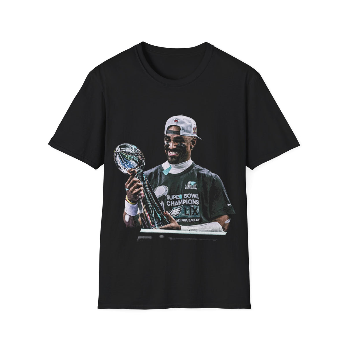 Vintage 90s Football Bootleg Style T-Shirt, JALEN HURTS CHAMP Vintage, Retro Football Shirt Unisex Graphic Tee Shirt