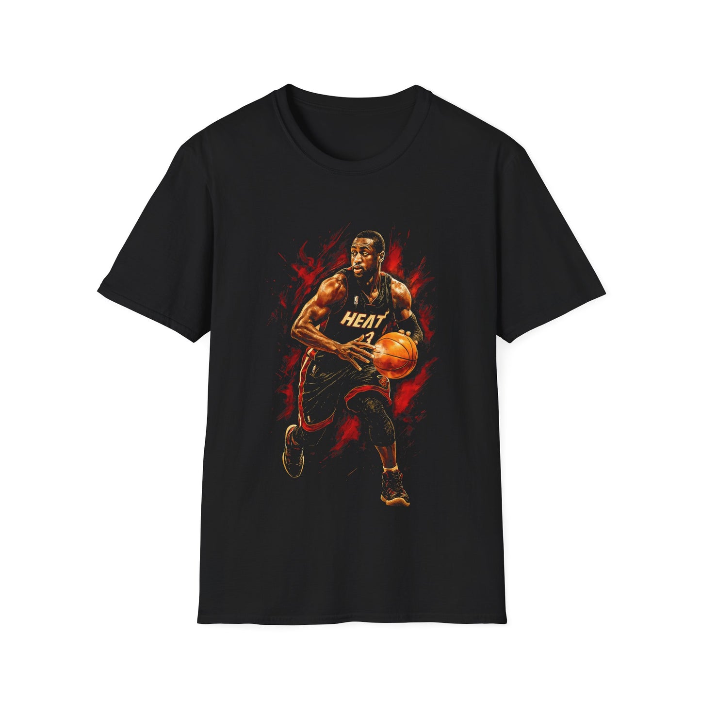 WADE BASKETBALL LEGENDS Unisex Softstyle T-Shirt
