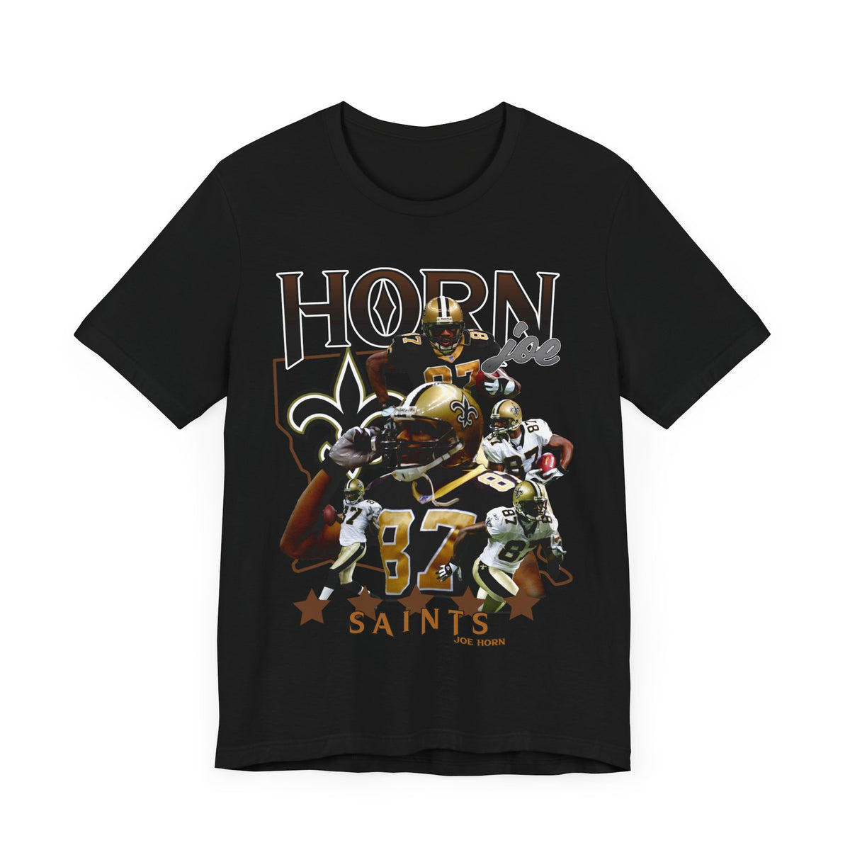 Vintage 90s Football Bootleg Style TShirt JOE HORN Retro Unisex Graphic Tee