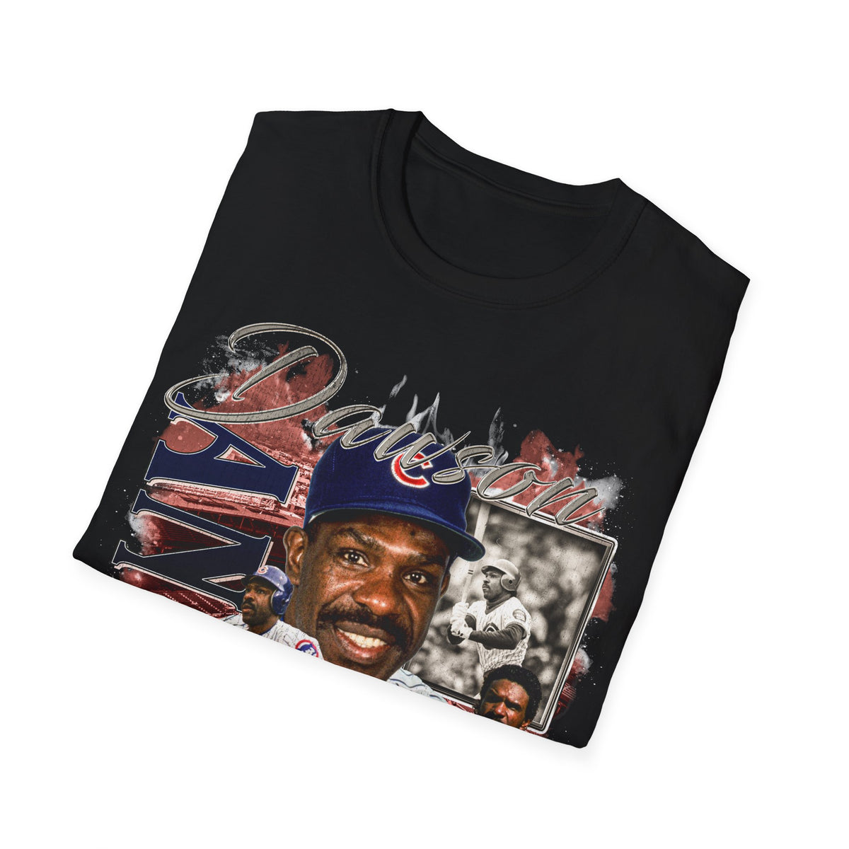 Vintage 90s Baseball Bootleg Style T-Shirt, ANDRE DAWSON Retro Baseball Shirt Unisex Graphic Tee