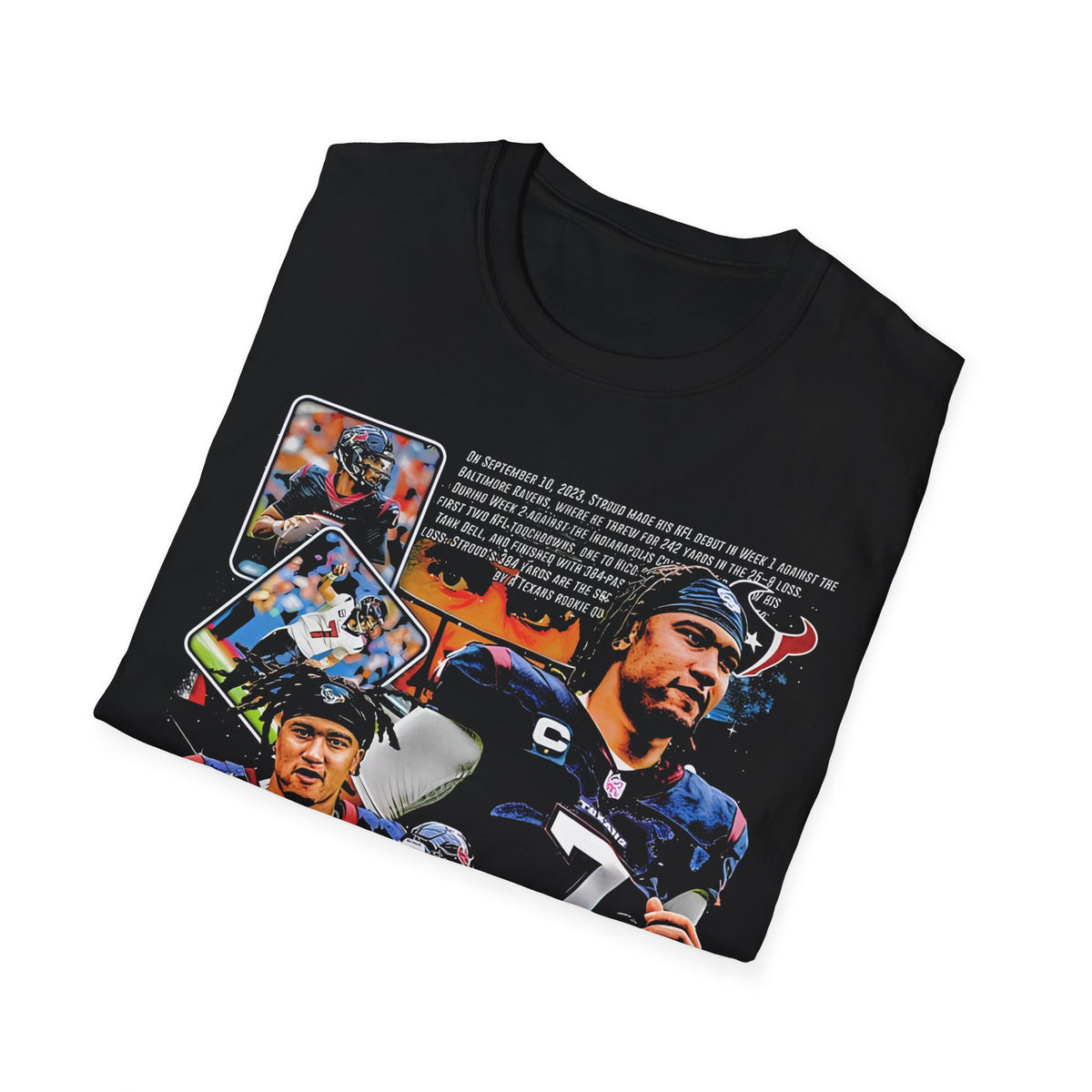 Vintage 90s Football Bootleg Style T-Shirt, CJ STROUD Retro Football Shirt Unisex Graphic Tee Shirt