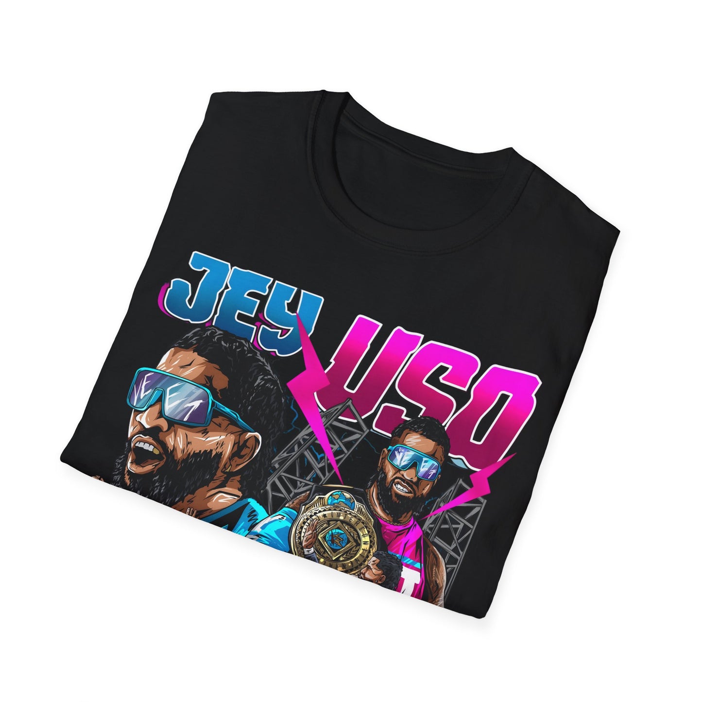 FIGHTER LEGENDS JEY USO Unisex Softstyle T-Shirt