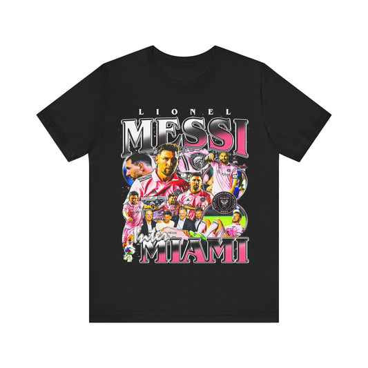 Vintage 90s Pop Bootleg Style T-Shirt LIONEL MESSI Unisex Graphic Tee Shirt