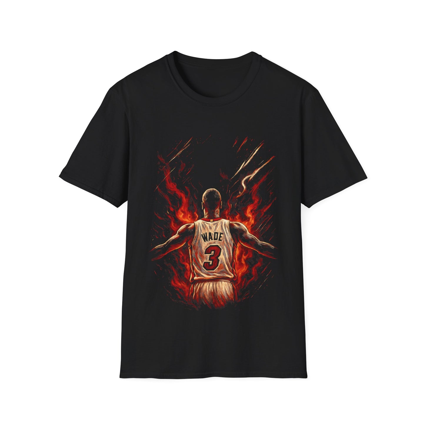 WADE BASKETBALL LEGENDS Unisex Softstyle T-Shirt