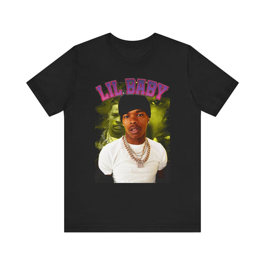 LIL BABY VINTAGE Bootleg 90s Unisex Jersey Short Sleeve Tee Shirt