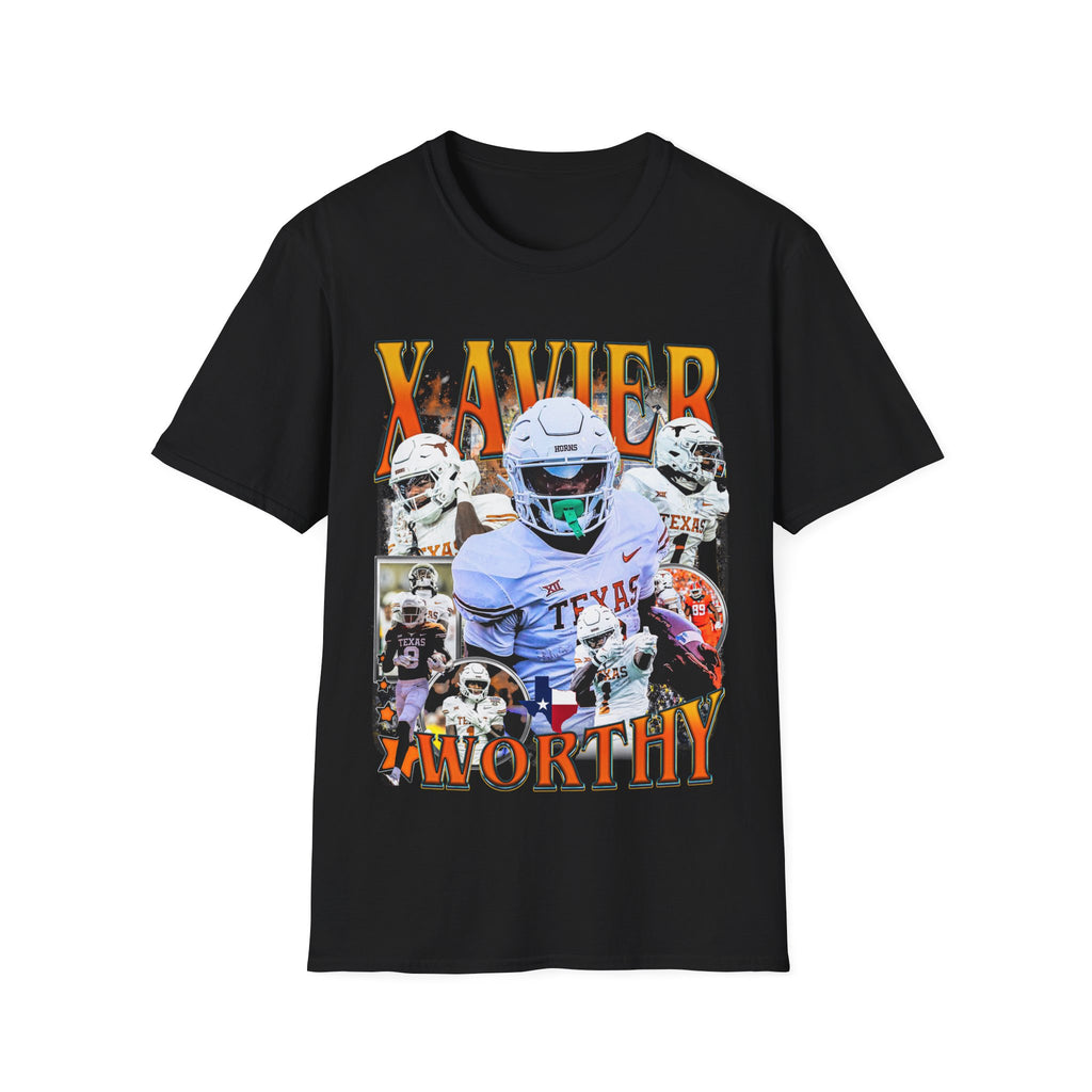 Vintage 90s Football Bootleg Style T-Shirt, XAVIER WORTHY Vintage Graphic Tee, Retro Football Shirt Unisex Graphic Tee Shirt