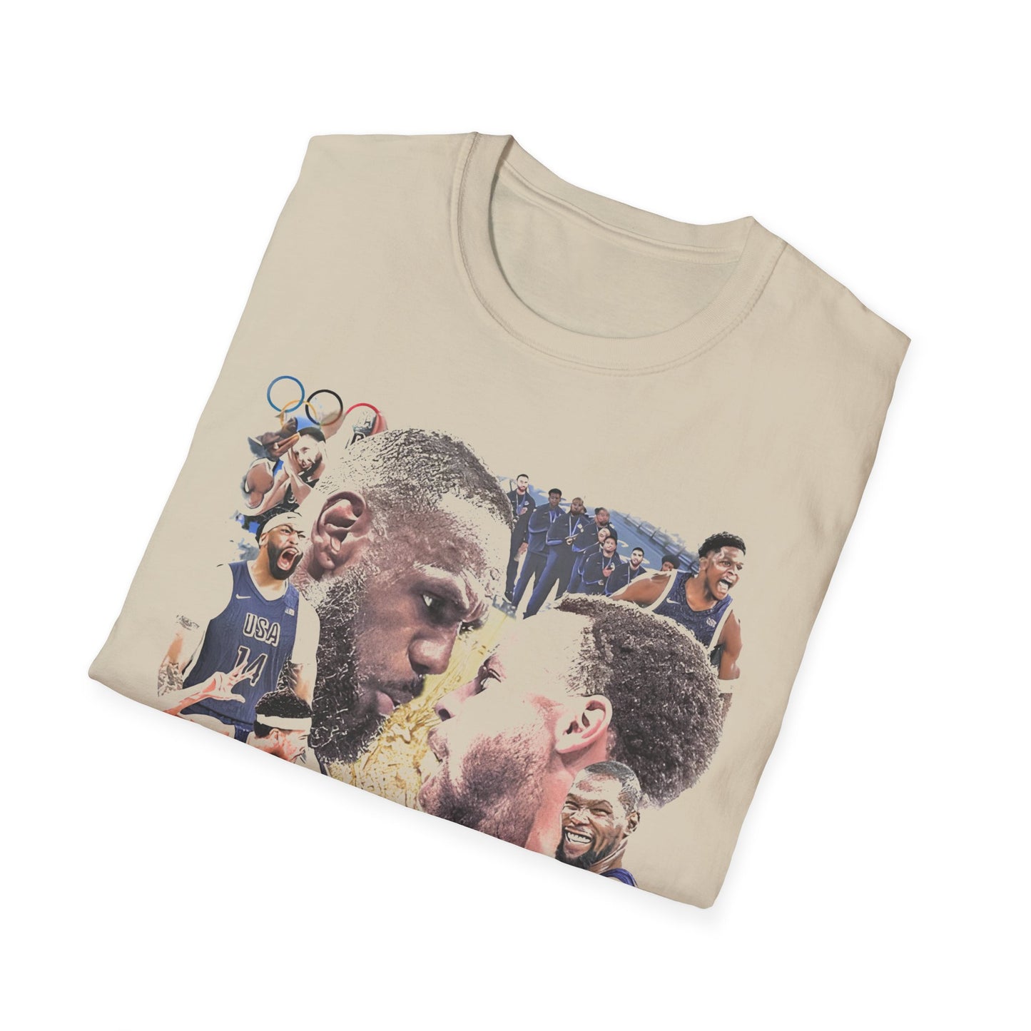 Vintage 90s Basketball Bootleg Style T-Shirt, USA GOLD PARIS 2024 Retro Basketball Shirt Unisex Graphic Tee