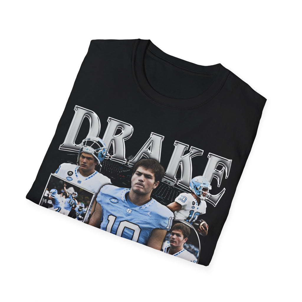 Vintage 90s Football Bootleg Style T-Shirt, DRAKE MAYE UNC Vintage Graphic Tee, Retro Football Shirt Unisex Graphic Tee Shirt