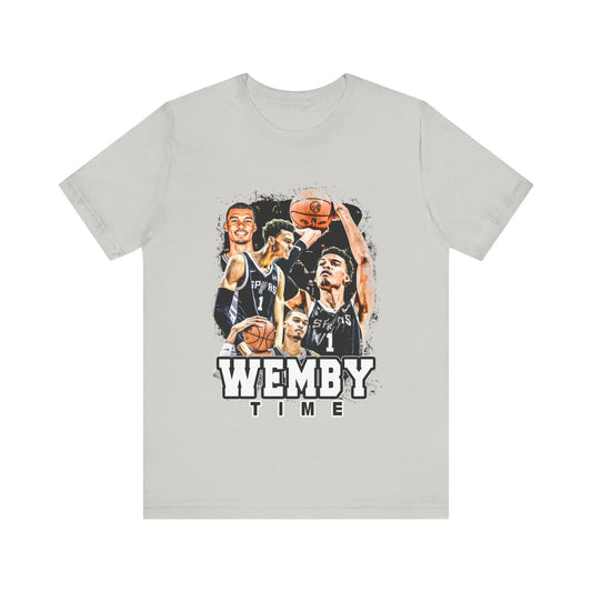 Vintage 90s Basketball Bootleg Style T-Shirt WEMBY TIME Unisex Graphic Tee