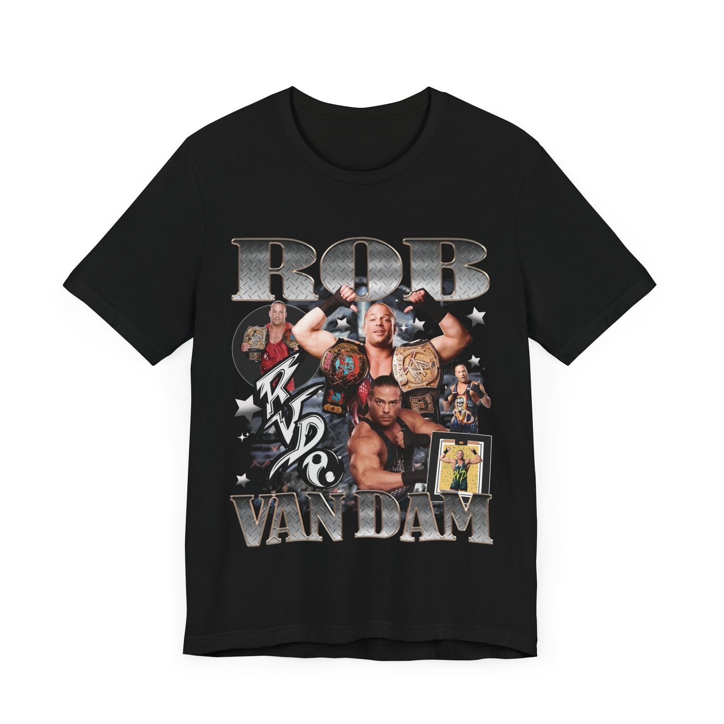 Vintage 90s Bootleg Style T-Shirt, ROB VAN DAM Unisex Graphic Tee Shirt