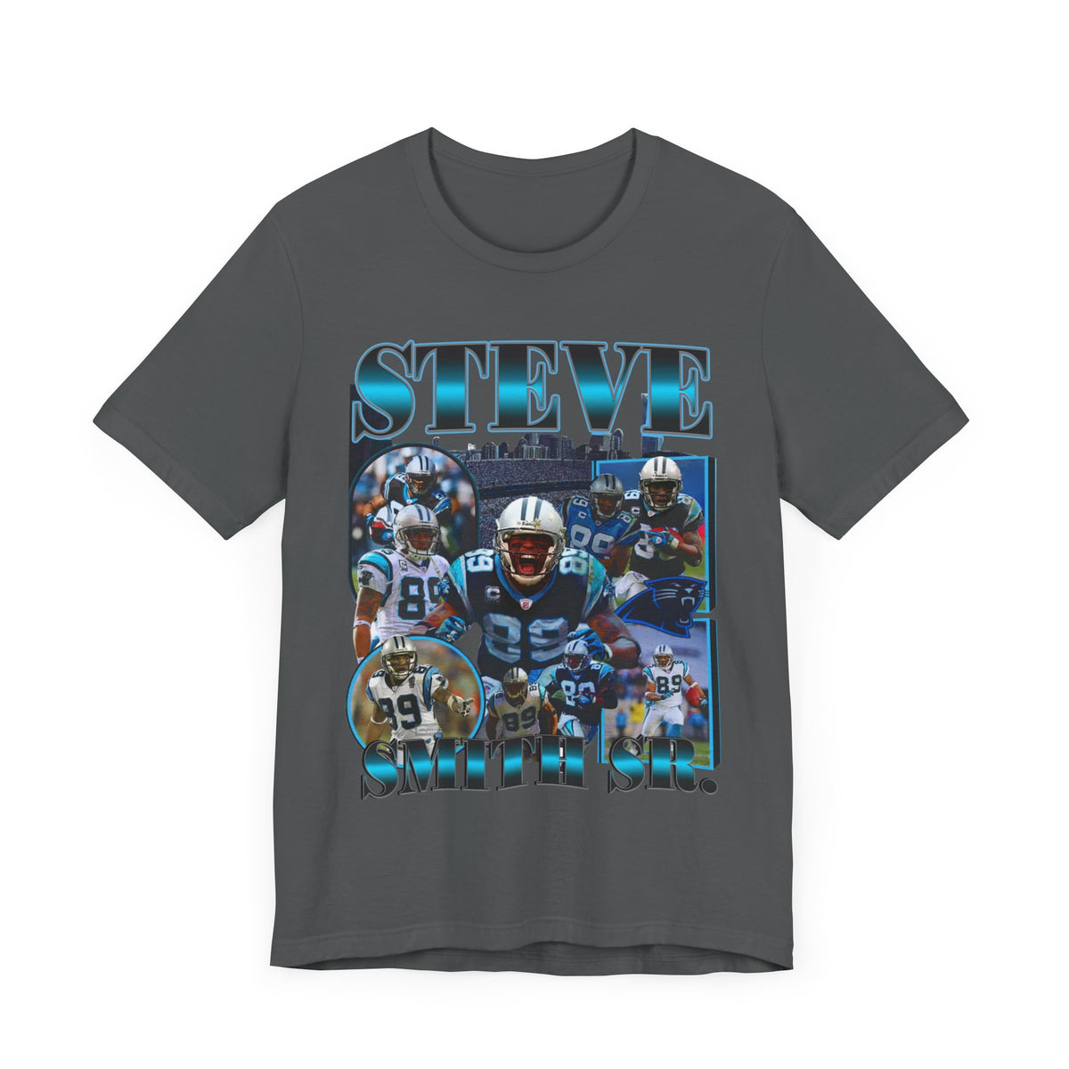 Vintage 90s Football Bootleg Style TShirt STEVE SMITH SR Unisex Graphic Tee