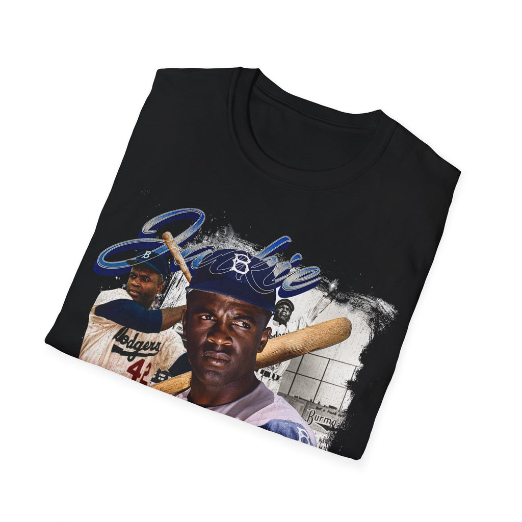 Vintage 90s Baseball Bootleg Style T-Shirt, JACKIE ROBINSON Retro Baseball Shirt Unisex Graphic Tee
