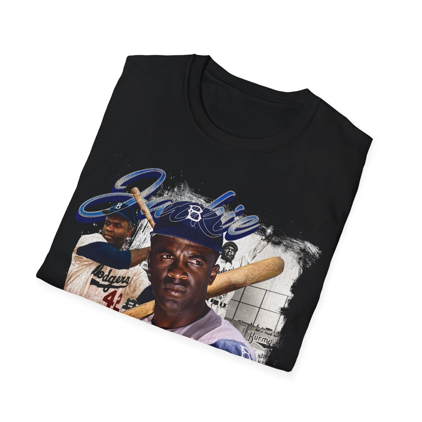 Vintage 90s Baseball Bootleg Style T-Shirt, JACKIE ROBINSON Retro Baseball Shirt Unisex Graphic Tee