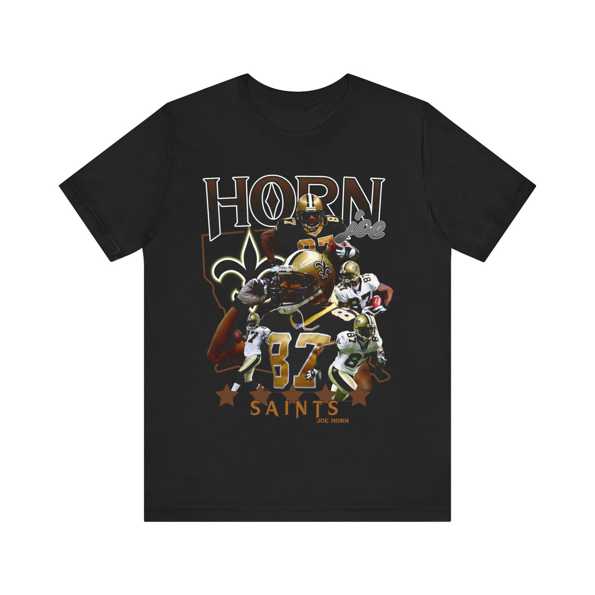 Vintage 90s Football Bootleg Style TShirt JOE HORN Retro Unisex Graphic Tee