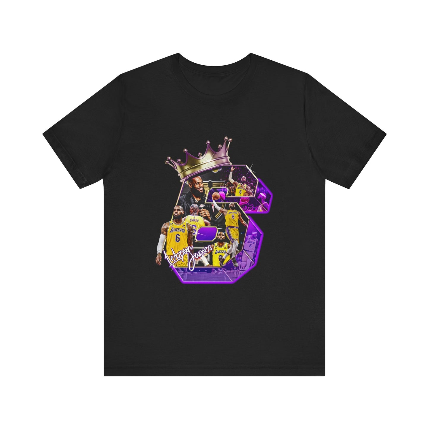 LEBRON JAMES KING 6 Vintage Unisex Jersey Short Sleeve Tee
