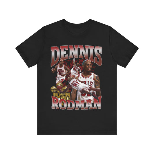 Vintage 90s Basketball Bootleg Style T-Shirt, DENNIS RODMAN Shirt Unisex Tee