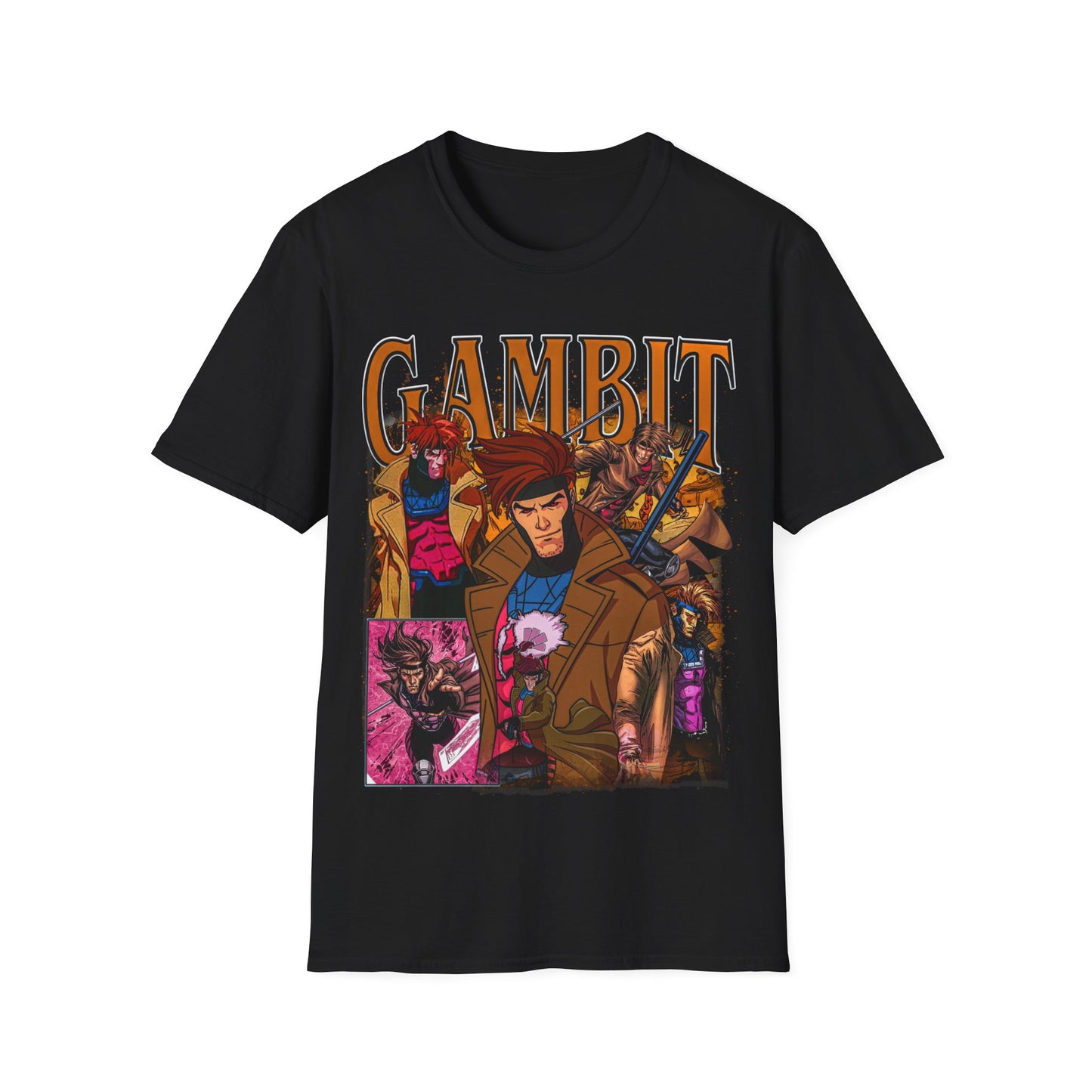 Vintage 90s Superheroes Bootleg Style T-Shirt, GAMBIT Graphic Tee, Retro Superheroes Shirt Unisex Graphic Tee