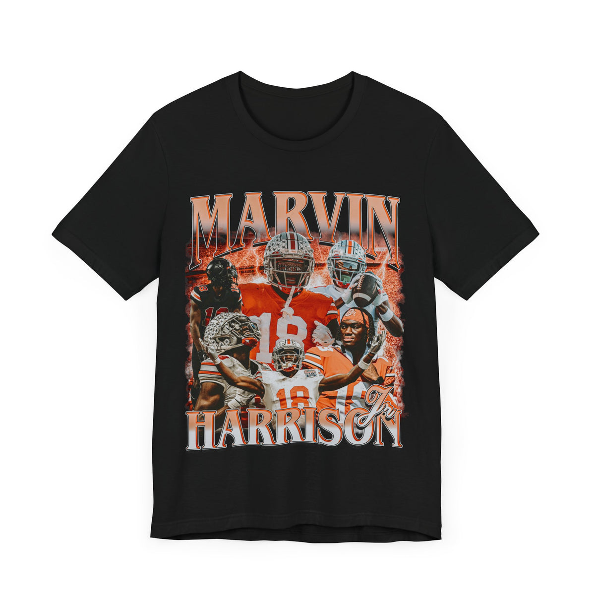 Vintage 90s Football Bootleg Style T-Shirt MARVIN HARRISON JR Unisex Graphic Tee