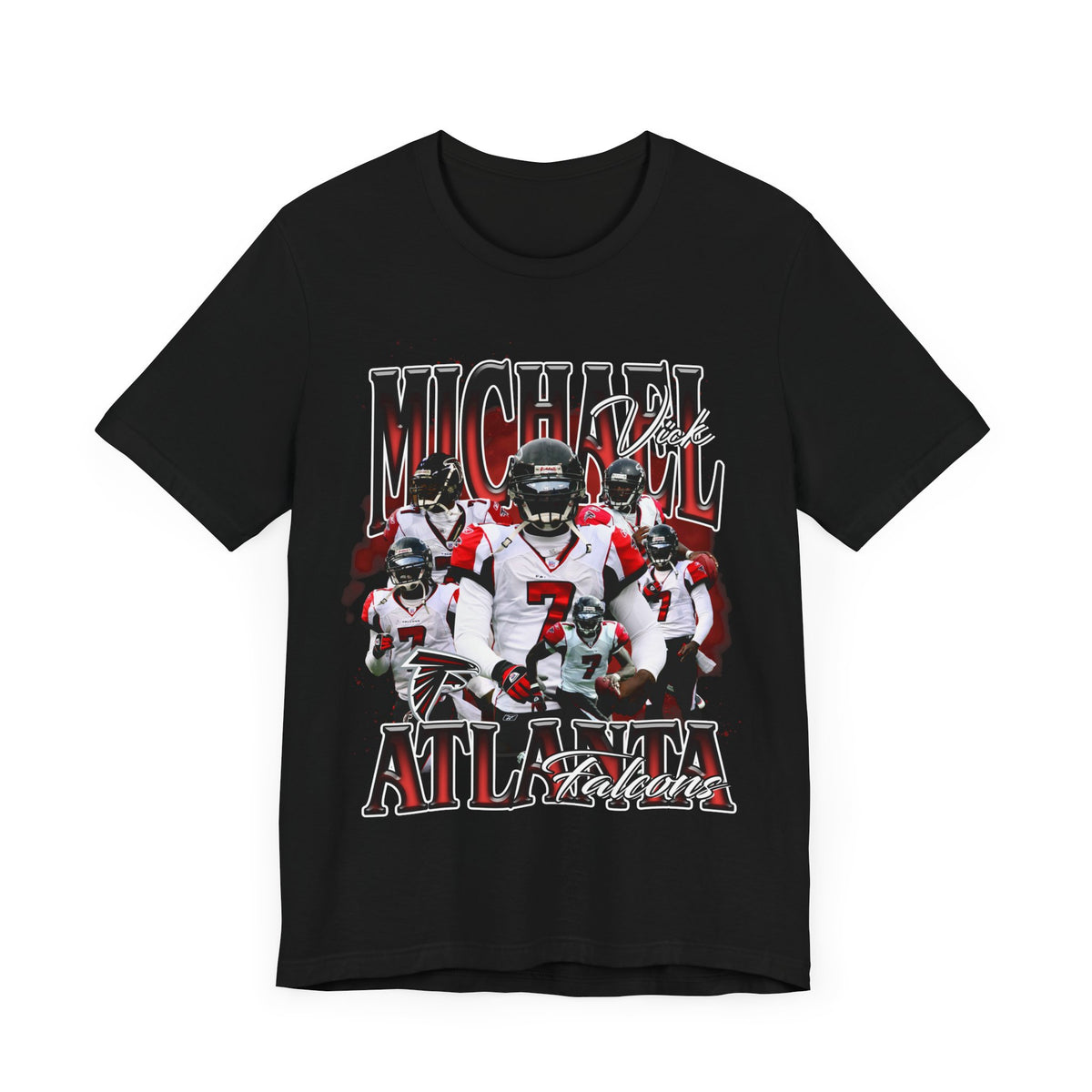Vintage 90s Football Bootleg Style T-Shirt MICHAEL VICK Unisex Graphic Tee Shirt