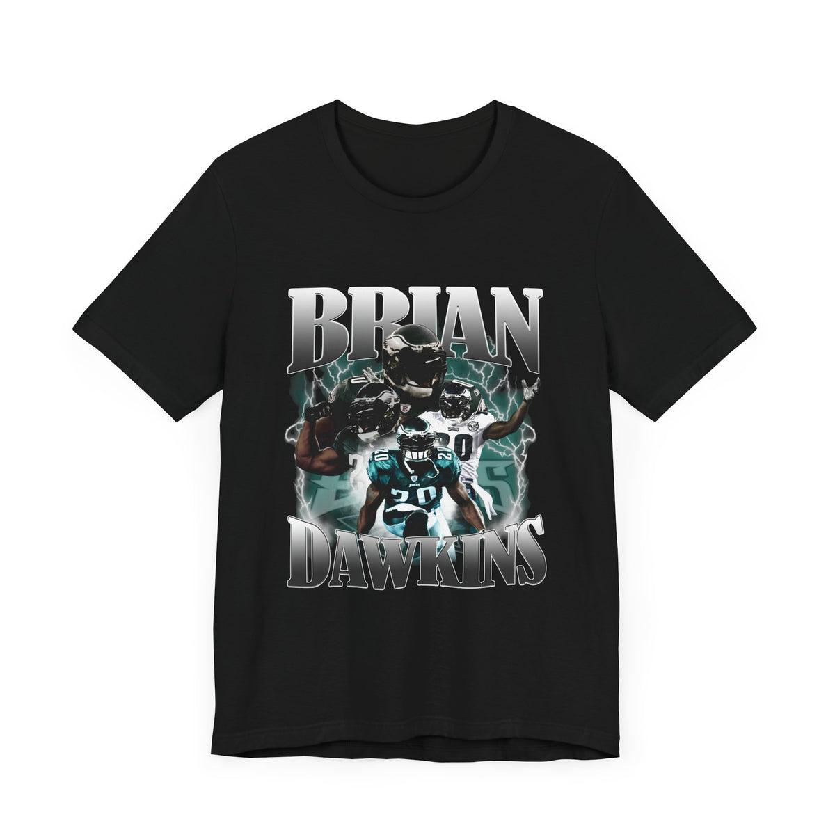 Vintage 90s Football Bootleg Style T-Shirt, BRIAN DAWKINS Unisex Tee Shirt