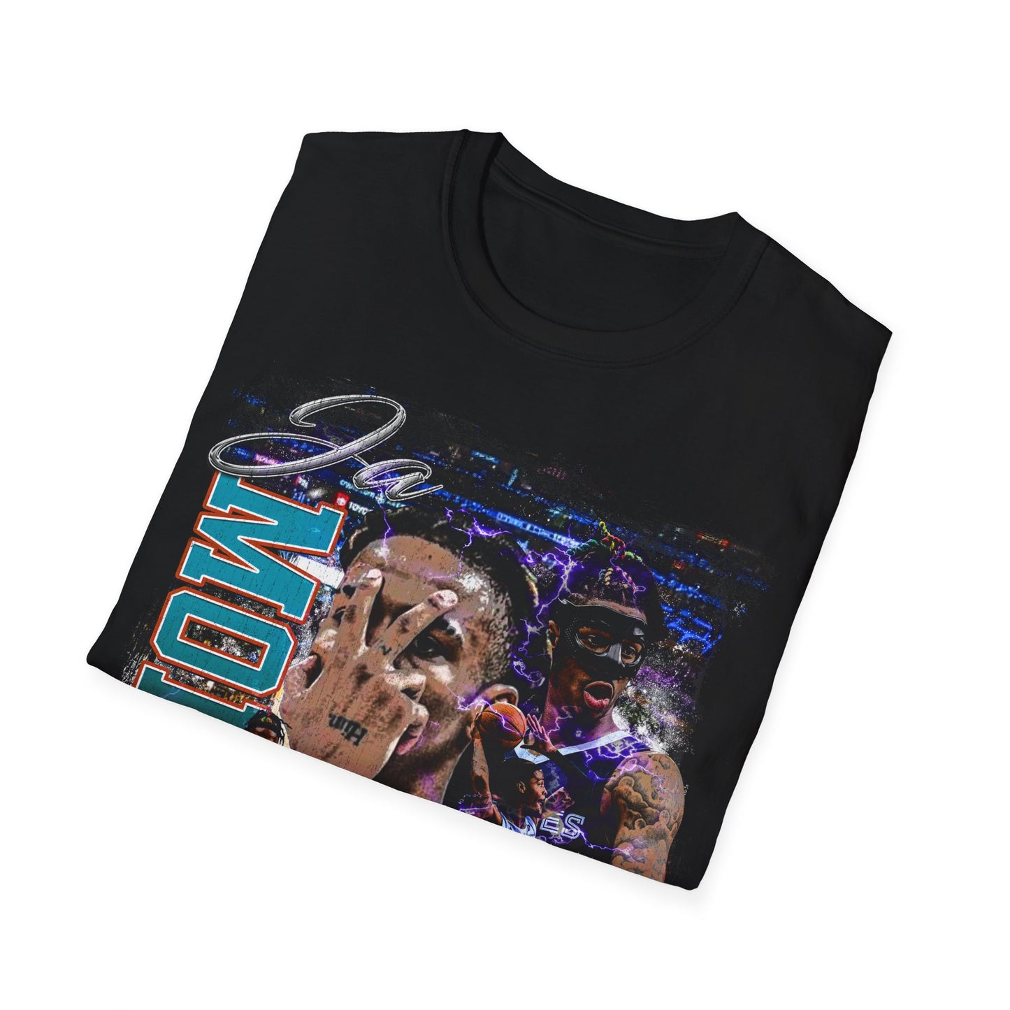 Vintage 90s Basketball Bootleg Style T-Shirt, JA MORANT Retro Basketball Shirt Unisex Graphic Tee