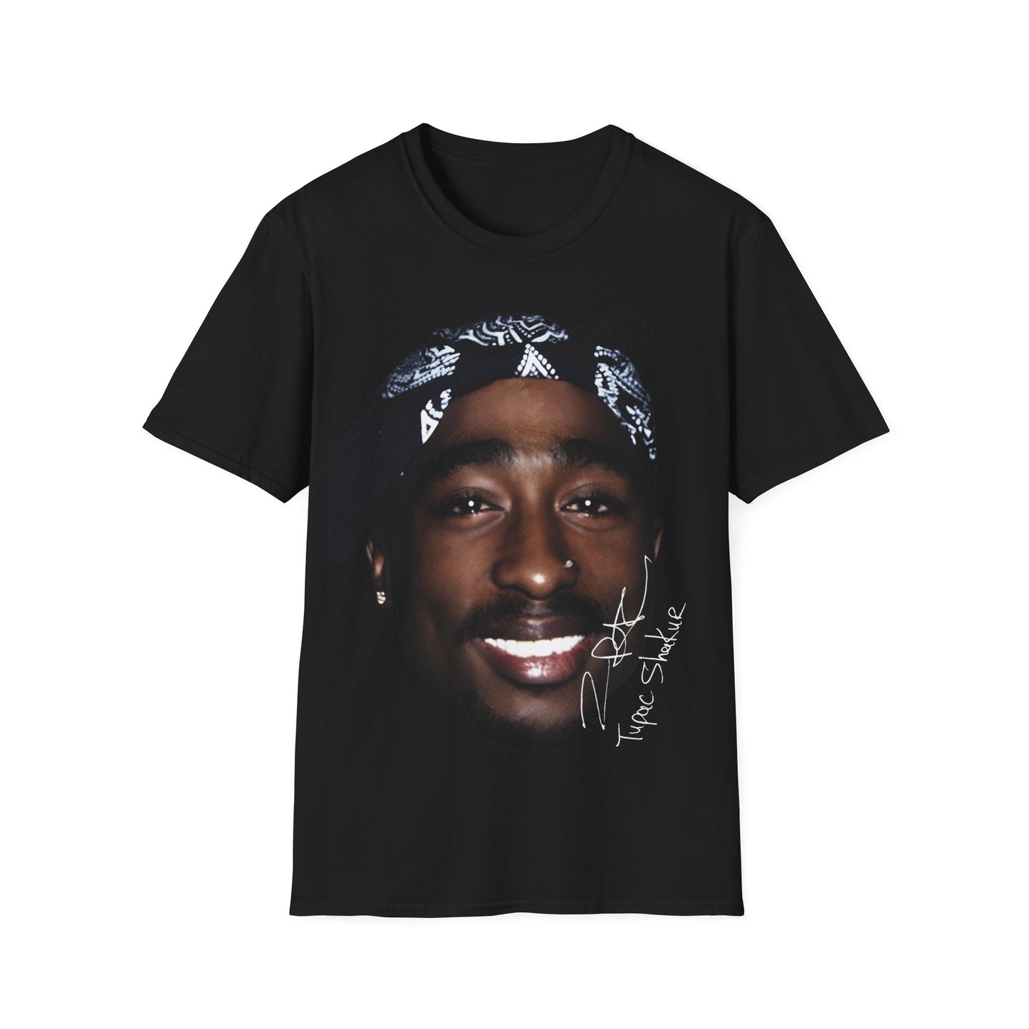 PAC BIG FACE RAP LEGENDS Unisex Softstyle T-Shirt