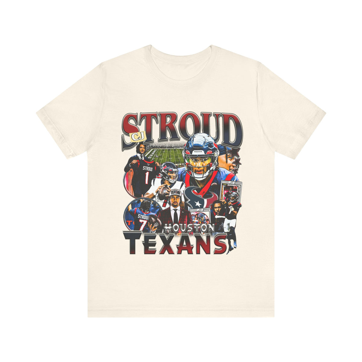 Vintage 90s Football Bootleg Style T-Shirt CJ STROUD Unisex Graphic Tee Shirt