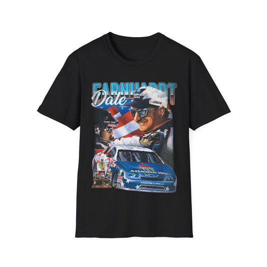 Vintage 90s RACING Bootleg Style T-Shirt, DALE EARNHARDT Vintage Graphic Tee, Retro RACING Shirt Unisex Graphic Tee Shirt