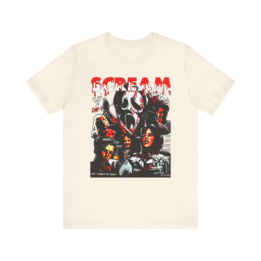 HALLOWEEN SCREAM PREMIUM Unisex Jersey Short Sleeve Tee