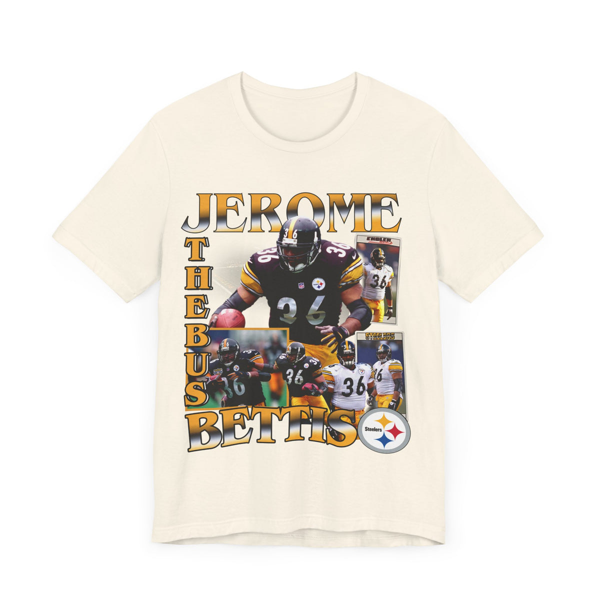 Vintage 90s Football Bootleg Style T-Shirt JEROME BETTIS Unisex Graphic Tee