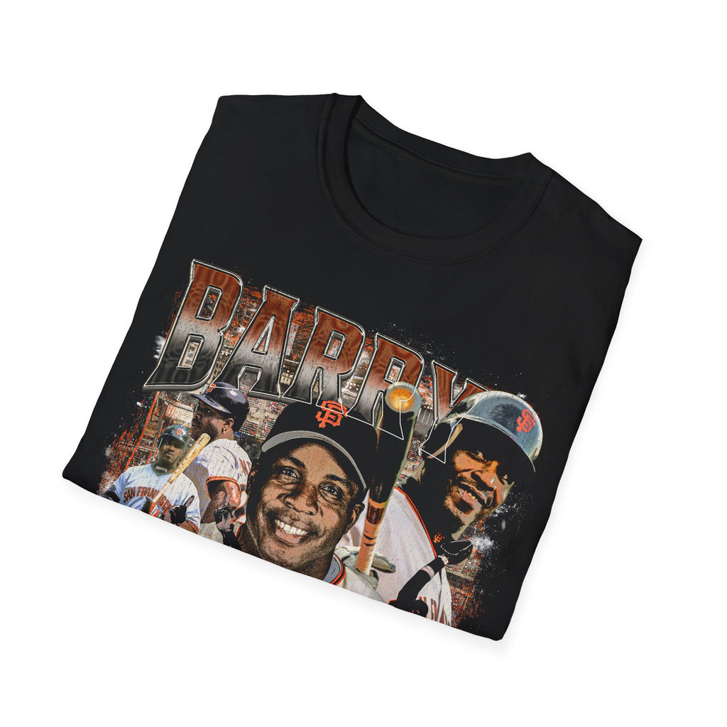 Vintage 90s Baseball Bootleg Style T-Shirt, BARRY BONDS Retro Baseball Shirt Unisex Graphic Tee