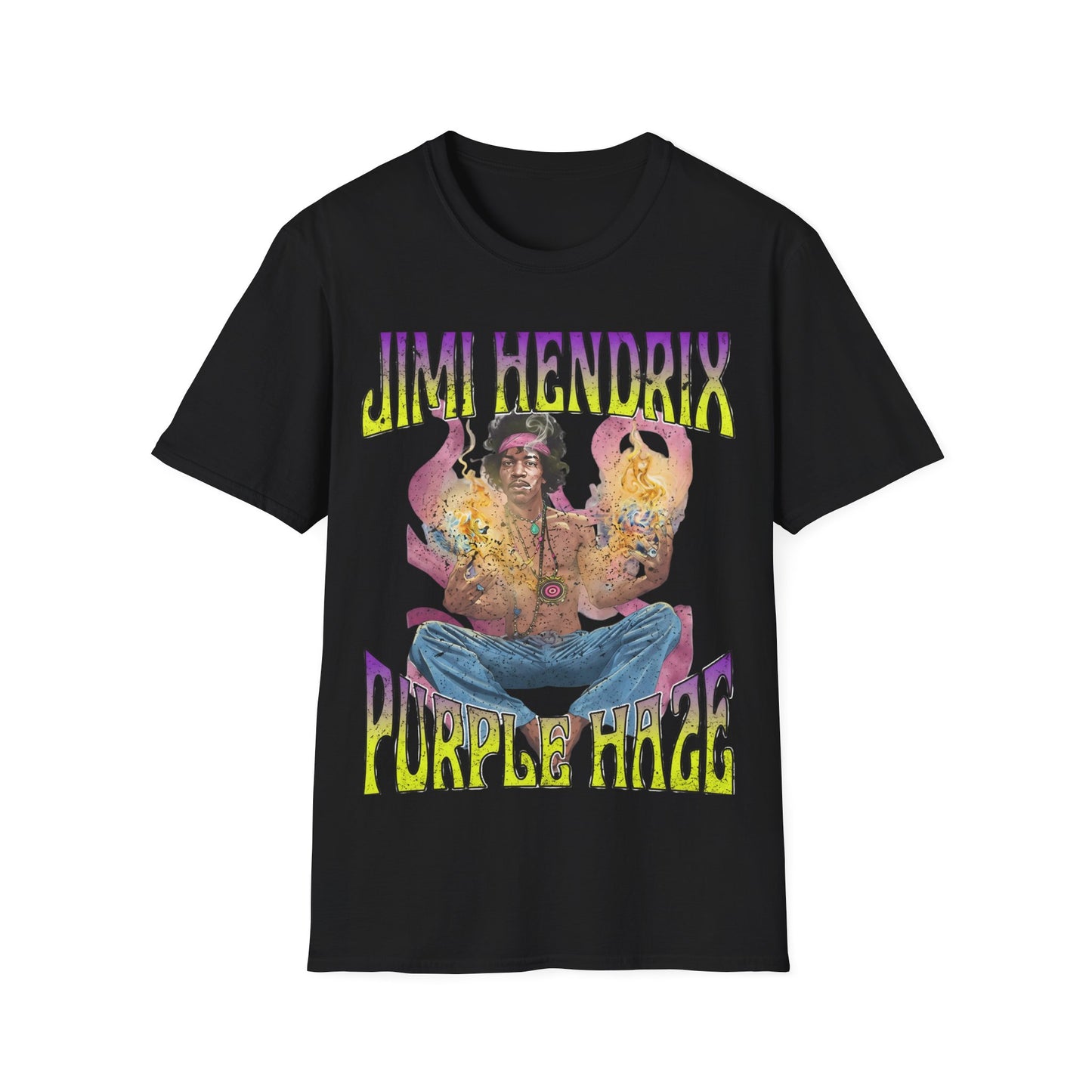 MUSIC LEGENDS HENDRIX Unisex Softstyle T-Shirt