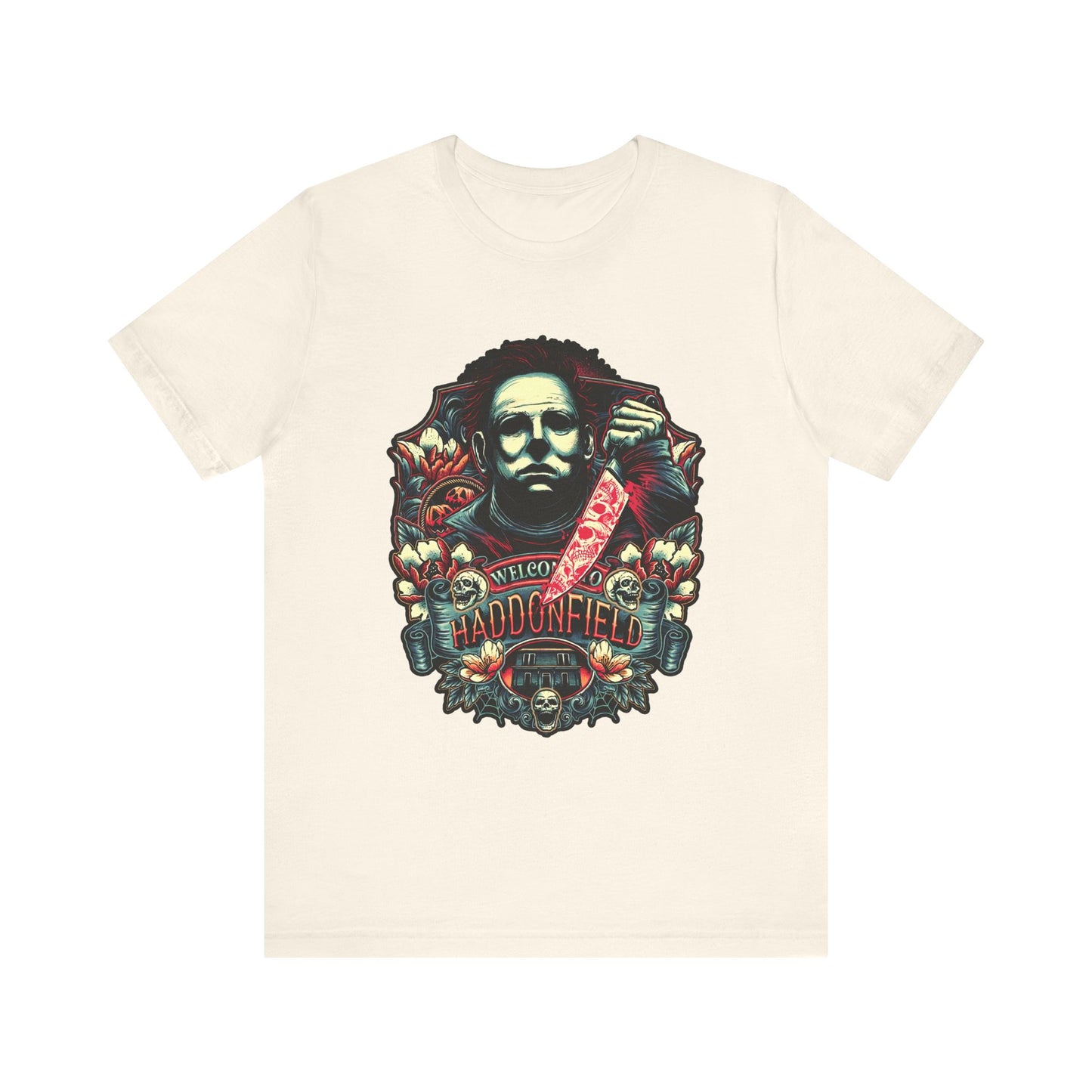 HALLOWEEN MICHAEL MYERS Vintage Unisex Jersey Short Sleeve Tee